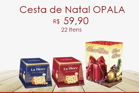 Cesta de Natal Opala