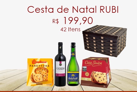 Cesta de Natal Rubi