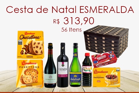 Cesta de Natal Esmeralda